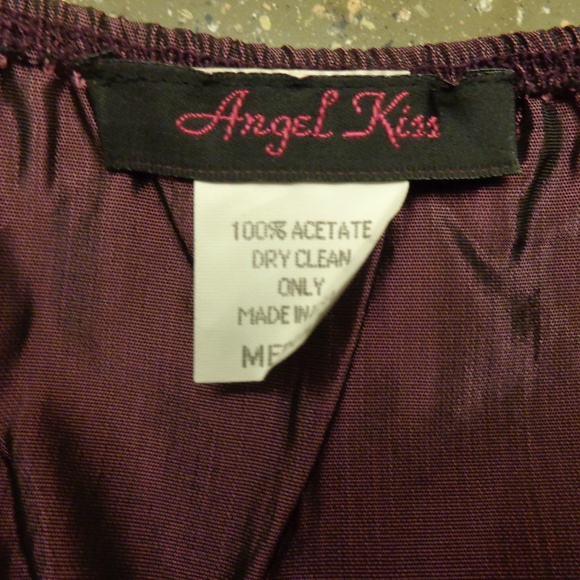 Angel Kiss Purple and Black Lace Camisole - Picture 7 of 7